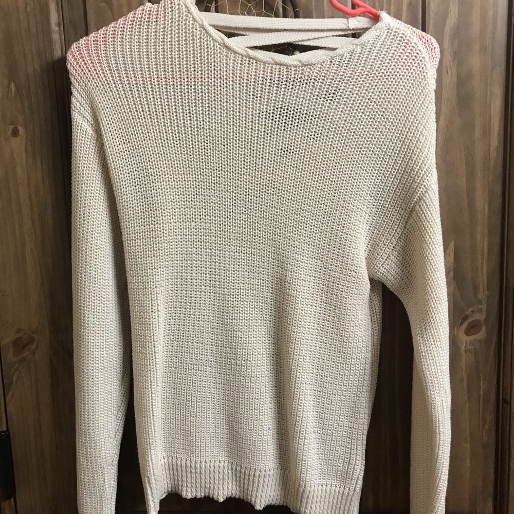 White sweater